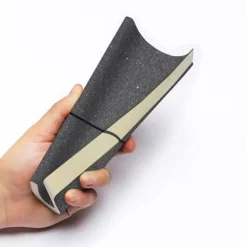 Notes A5 z okładką z recyklingowanej skóry / Dubai book / Ciemnoszary IP25058096