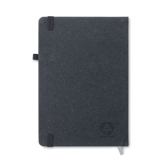 Notes A5 z recyklingowanego / Czarny MO6220-03