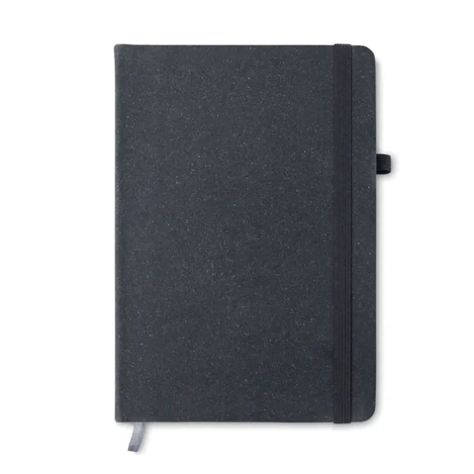 Notes A5 z recyklingowanego / Czarny MO6220-03