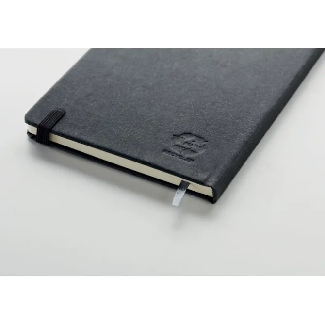 Notes A5 z recyklingowanego / Czarny MO6220-03