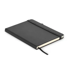 Notes A5 z recyklingowanego PU / Czarny MO6835-03