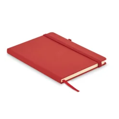 Notes A5 z recyklingowanego PU / Czerwony MO6835-05