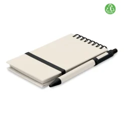 Notesy A6 z kartonu po mleku / Czarny MO6837-03
