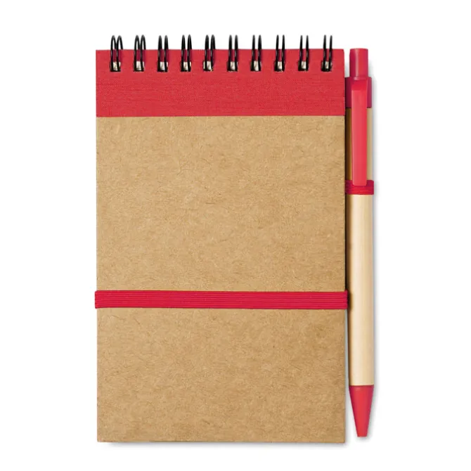 Notes z długopisem 70 kartek / Czerwony IT3789-05