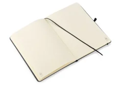 Notes z recyklingowanego PU, GLITZO A5 / Czarny 18010-02