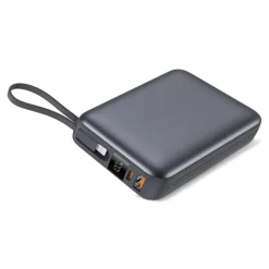 Nova Powerbank 22,5 W Power Delivery z wbudowanymi kablami 20000 mAh / Ciemnoszary LT95516-N0060