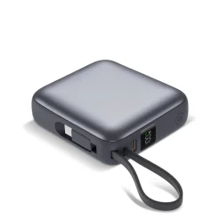 Nova Powerbank 22,5 W Power Delivery z wbudowanymi kablami 10 000 mAh / Ciemnoszary LT95515-N0060