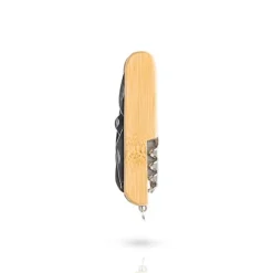 Nóż wielofunkcyjny z bambusową rączką / Multiblade / Light Brown IP20021838