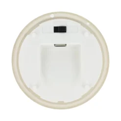 Nyelle Świeca woskowa LED z możliwością ładowania w szklanym pojemniku / Beżowy LT57313-N0055
