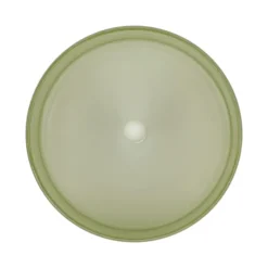 Nyelle Świeca woskowa LED z możliwością ładowania w szklanym pojemniku / Oliwkowa zieleń LT57313-N0043