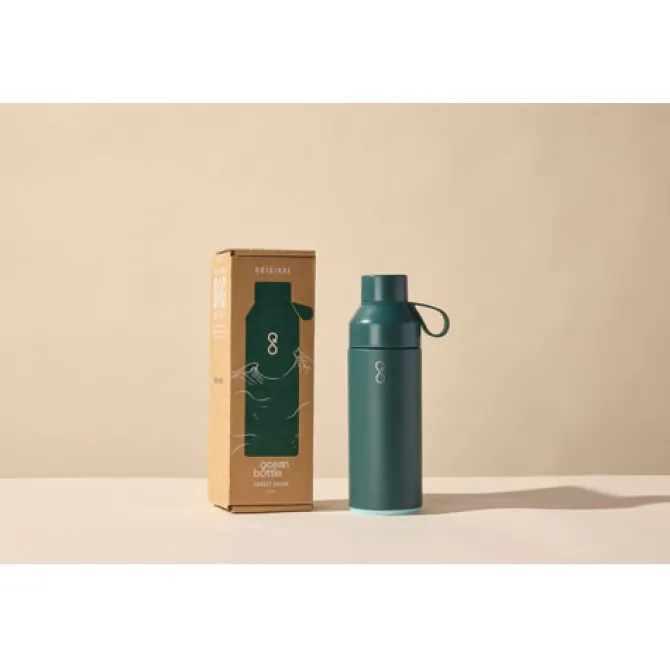 Ocean Bottle izolowany próżniowo bidon na wodę o pojemności 500 ml / Leśny zielony 10075164