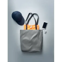 Odblaskowa torba na zakupy / Srebrny mat MO6302-16