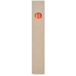 4 odblaskowe ołówki w pudełku / Wielokolorowy MO6836-99