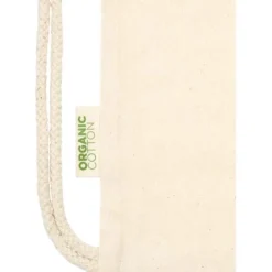 Odisha organiczny sznurowany worek z certyfikatem OCS o gramaturze 100 g/m², 5 l / Naturalny 12077806