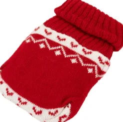 Ogrzewacz w świątecznym pokrowcu WHITE ROCK / Czerwony 436305