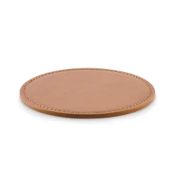Okrągła podkładka z PU / Brazowy MO2616-01