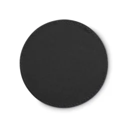 Okrągła podkładka z PU / Czarny MO2616-03