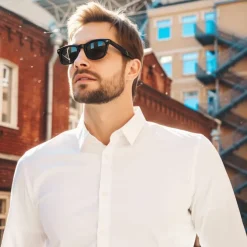 Okulary przeciwsłoneczne Justin UV400 / Czarny LT86700-N0002