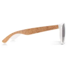 Okulary przeciwsłoneczne Justin RPC z korkową wkładką UV400 / Biały LT86720-N0001