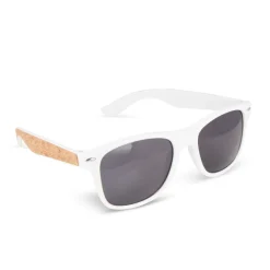 Okulary przeciwsłoneczne Justin RPC z korkową wkładką UV400 / Biały LT86720-N0001