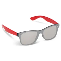Okulary przeciwsłoneczne Justin R-PC z lustrzanymi soczewkami UV400 / Czerwony LT86731-N0021