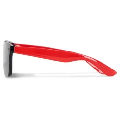 Okulary przeciwsłoneczne Justin R-PC z lustrzanymi soczewkami UV400 / Czerwony LT86731-N0021