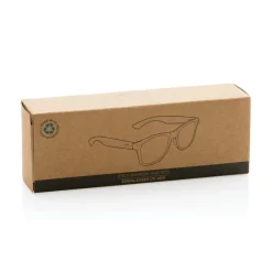 Okulary przeciwsłoneczne, plastik z recyklingu / Czarny P453.971