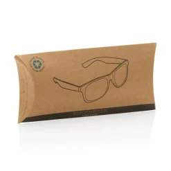 Okulary przeciwsłoneczne, PP z recyklingu / Biały P453.893