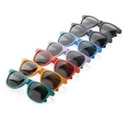Okulary przeciwsłoneczne, PP z recyklingu / Niebieski P453.895