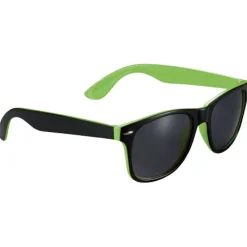 Okulary przeciwsłoneczne Sun Ray z dwoma kolorowymi wstawkami / Limonka 10050003