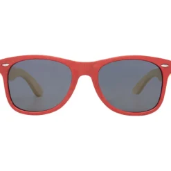 Okulary przeciwsłoneczne z bambusa Sun Ray / Czerwony 12700521