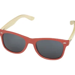 Okulary przeciwsłoneczne z bambusa Sun Ray / Czerwony 12700521