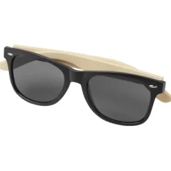 Okulary przeciwsłoneczne z bambusa Sun Ray / Czarny 12700590