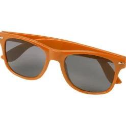 Okulary przeciwsłoneczne z plastiku PET z recyklingu Sun Ray / Pomarańczowy 12700431