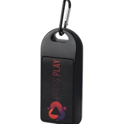Omni głośnik Bluetooth® IPX4 o mocy 3 W z tworzyw sztucznych pochodzących z recyklingu z certyfikatem RCS / Czarny 12433390