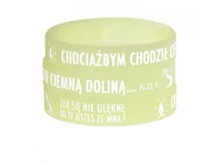 Opaska silikonowa fluorescencyjna + nadruk 1 kolor / Fluorescencyjny WE-GO11-05