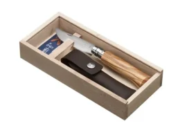 Opinel Nóż Luxury Olive 08 + etui / Naturalna oliwka 001004