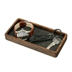 Organizer drewniany MEDIUM BOX / Drewniany - orzech BWD10025