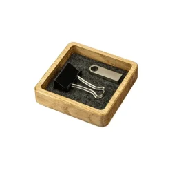 Organizer drewniany SMALL SINGLE BOX / Drewniany - dąb BWD10036