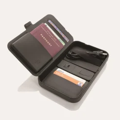 Organizer podróżny, ładowarka bezprzewodowa 3 w 1, 15W / Czarny P309.0501