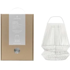 Originalhome Lampion przenośny abażur z recyklingu / Jasny szary 12449180