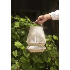 Originalhome Lampion przenośny abażur z recyklingu / Jasny szary 12449180