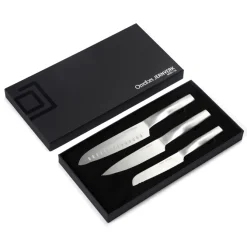 Orrefors Jernverk Knife Set Steel 3pack / Srebrny LT54031-N0005