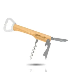 Otwieracz do butelek z bambusową rączką / Bamboo Opknife / Light Brown IP20022038
