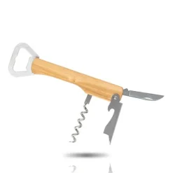 Otwieracz do butelek z bambusową rączką / Bamboo Opknife / Light Brown IP20022038