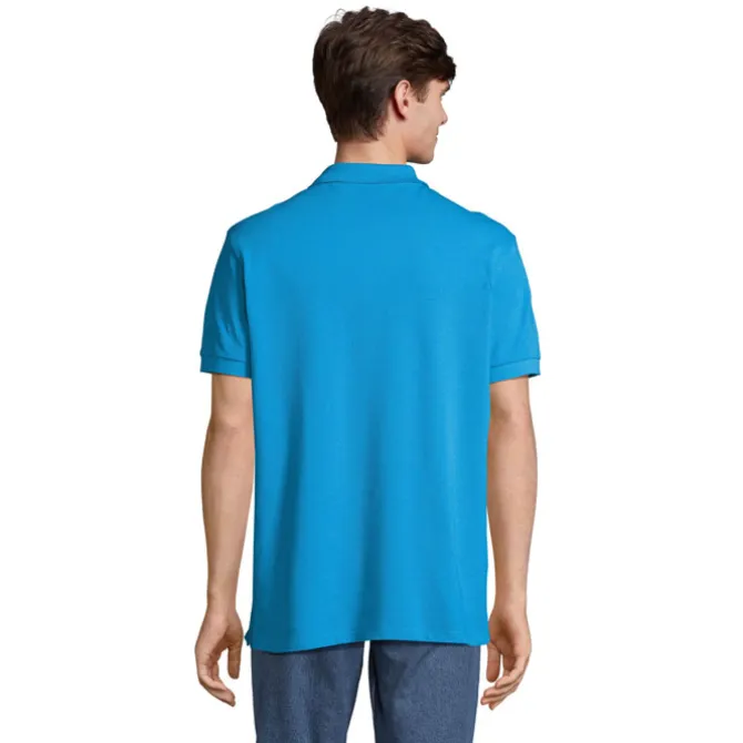 PACIFIC MEN POLO / Aqua S04439-AQ-XL