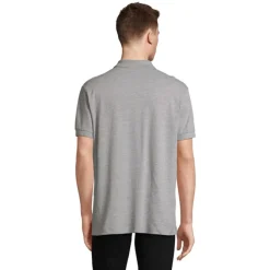 PACIFIC MEN POLO / Szary Melanż 2 S04439-GY-5XL
