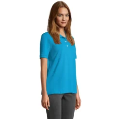 PACIFIC WOMEN POLO / Aqua S04440-AQ-XL