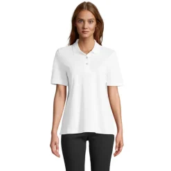 PACIFIC WOMEN POLO / Bialy S04440-WH-XS