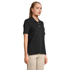 PACIFIC WOMEN POLO / Czarny / Czarny Opal S04440-BK-3XL